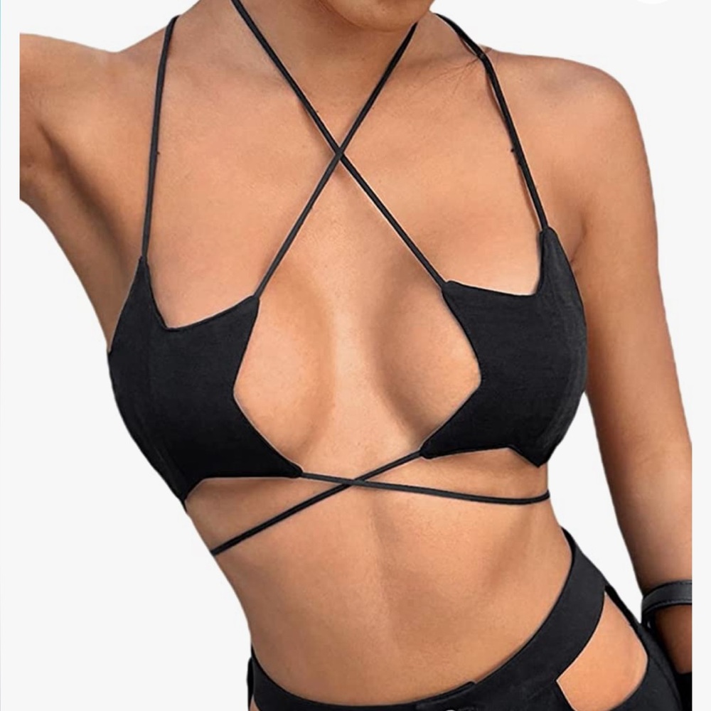 Black tie star top